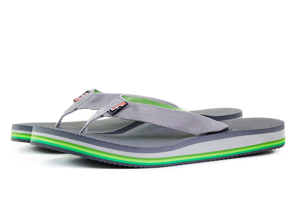 Pinstripe Green to Grey