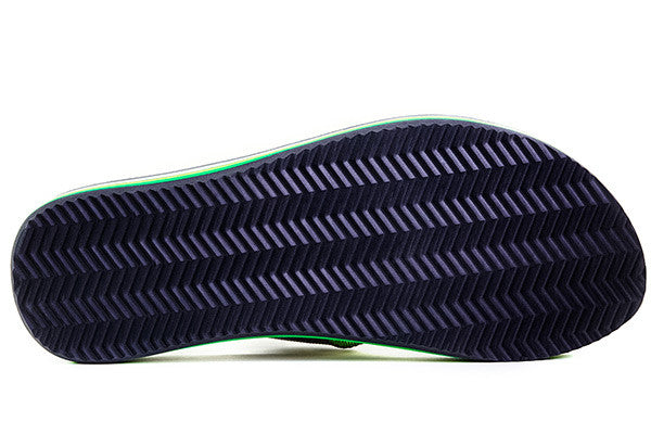 Pinstripe Green to Grey